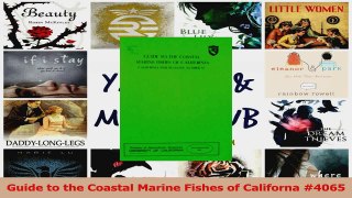 Read  Guide to the Coastal Marine Fishes of Californa 4065 Ebook Free