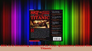 Read  882 12 Amazing Answers to Your Questions About the Titanic EBooks Online