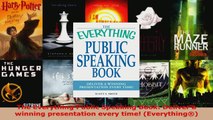 Read  The Everything Public Speaking Book Deliver a winning presentation every time PDF Free
