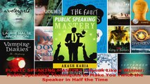 Read  PUBLIC SPEAKING MASTERY  Speak Like a Winner Public Speaking Techniques to Make You EBooks Online
