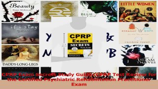 CPRP Exam Secrets Study Guide CPRP Test Review for the Certified Psychiatric PDF