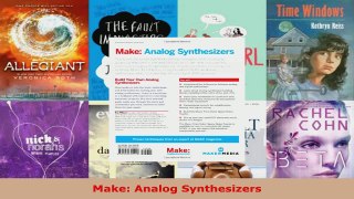Read  Make Analog Synthesizers Ebook Free