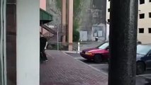 Skater Guy Gets PWNED By Car