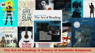 Read  The Act of Reading A Theory of Aesthetic Response Ebook Free