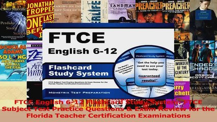 FTCE English 612 Flashcard Study System FTCE Subject Test Practice Questions  Exam Read Online