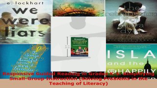 Read  Responsive Guided Reading in Grades K5 Simplifying SmallGroup Instruction Solving EBooks Online