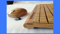 Best buy Wireless Mouse  CLEWGEAR Handcrafted Natural Bamboo Wooden PC Wireless 24GHz Keyboard and Mouse Combo