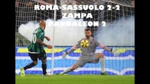 ROMA SASSUOLO 2 2 commento di CARLO ZAMPA Zaza Ljaiic gol(06112014)