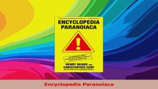 PDF Download  Encyclopedia Paranoiaca Download Online