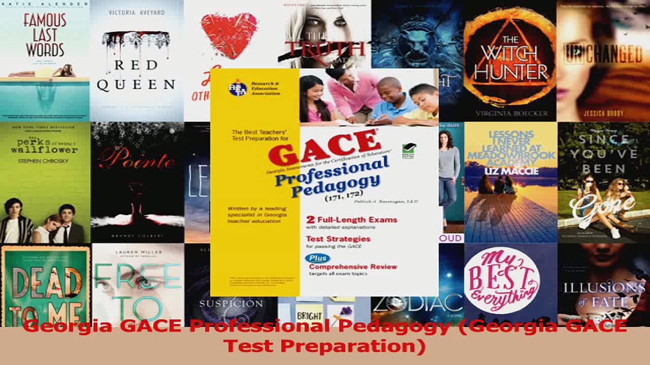Georgia GACE Professional Pedagogy Georgia GACE Test Preparation PDF