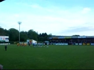 Virton - Tubize : Entré des joueurs