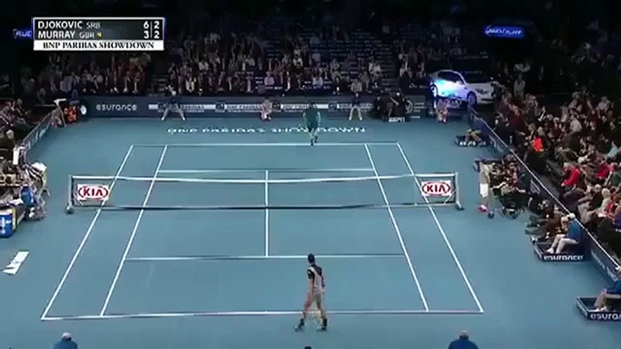 Novak Djokovic vs. Andy Murray 2014 World Tennis Day Full Match_83