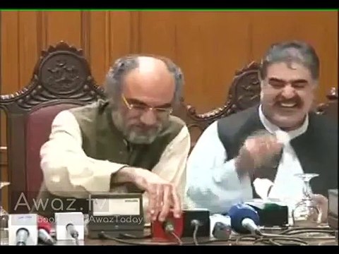 Aslam Raisani and Sanaullah Zehri's vulgar encounter with Farzana Raja