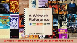 Read  Writers Reference 6e  MLA Quick Reference Card EBooks Online