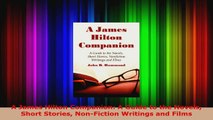 Read  A James Hilton Companion A Guide to the Novels Short Stories NonFiction Writings and EBooks Online
