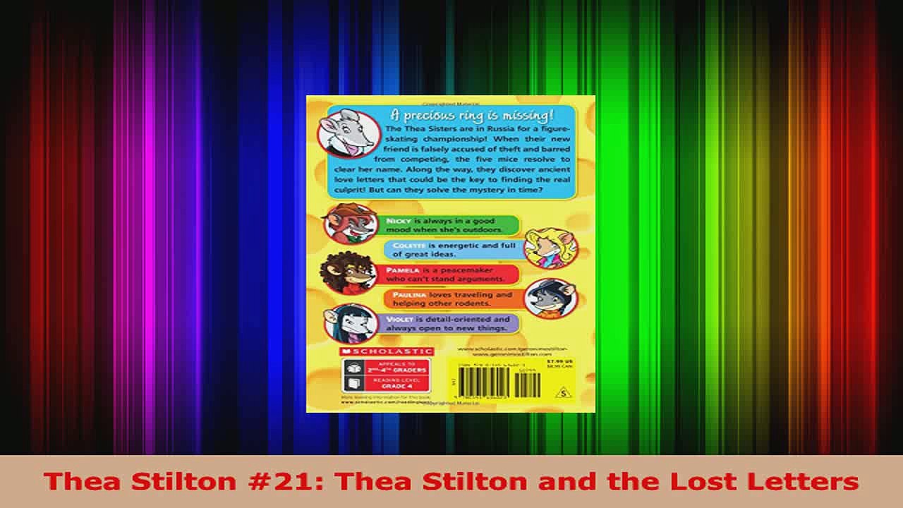 Download  Thea Stilton 21 Thea Stilton and the Lost Letters PDF Free