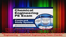 Chemical Engineering PE Exam Flashcard Study System Chemical Engineering PE Test Practice Read Online