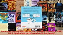 Read  Japanese Kanji Flash Cards Kit Volume 1 Kanji 1200 JLPT Beginning Level Audio CD Ebook Free