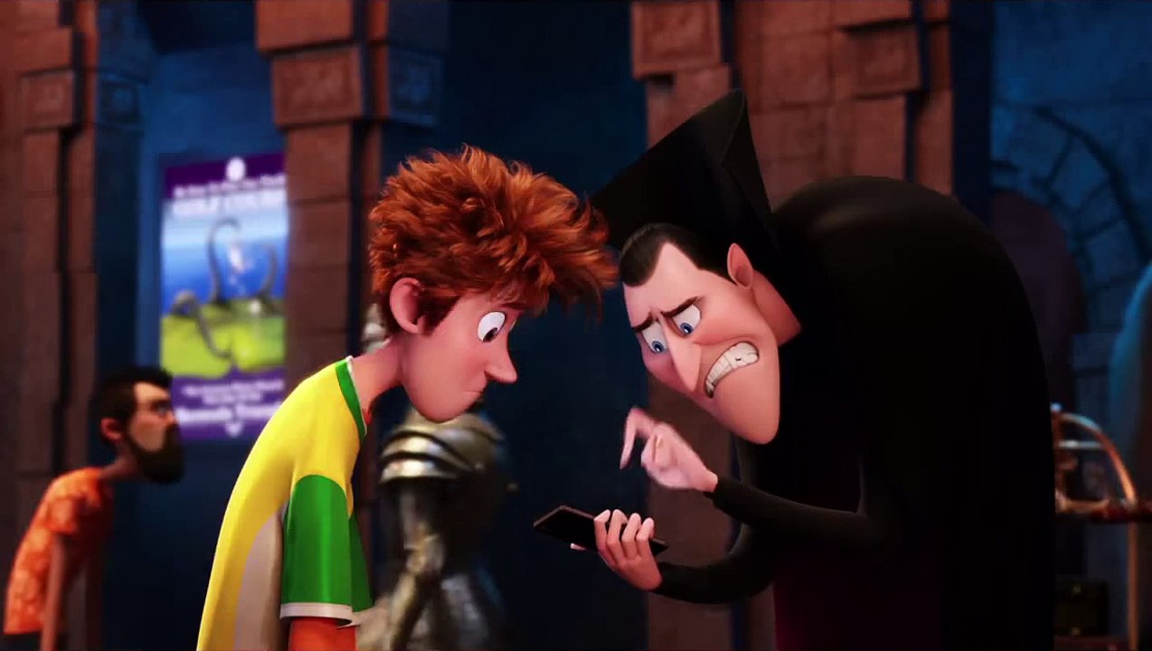 Hotel Transylvania 2 2015 Film Movie Clip Cell Phone - Adam Sandler, Andy Samberg Animation Movie