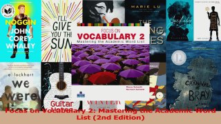 PDF Download  Focus on Vocabulary 2 Mastering the Academic Word List 2nd Edition Download Online
