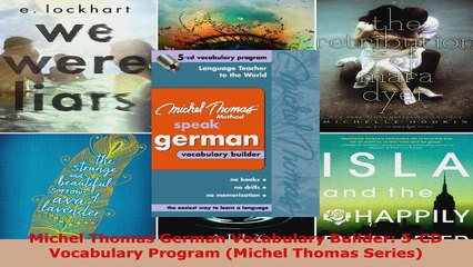 Read  Michel Thomas German Vocabulary Builder 5CD Vocabulary Program Michel Thomas Series PDF Free
