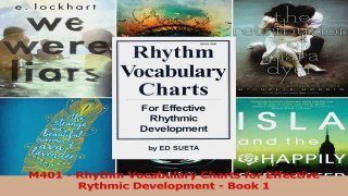PDF Download  M401  Rhythm Vocabulary Charts for Effective Rythmic Development  Book 1 Read Online