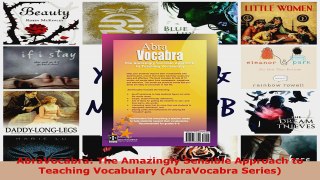 Read  AbraVocabra The Amazingly Sensible Approach to Teaching Vocabulary AbraVocabra Series PDF Online