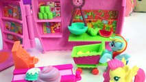 My Little Pony Supermarket Grocery Food Store Pinkie Pie Ponyville MLP Playset Unboxing To