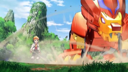 [터닝메카드] 14화 배틀영상 파이온VS프린스콩