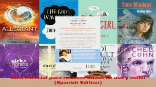 PDF Download  Guia esencial para resolver dudas de uso y estilo Spanish Edition Download Online