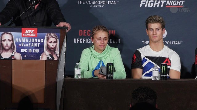 Paige VanZant address media after her UFC Fight Night 80 loss