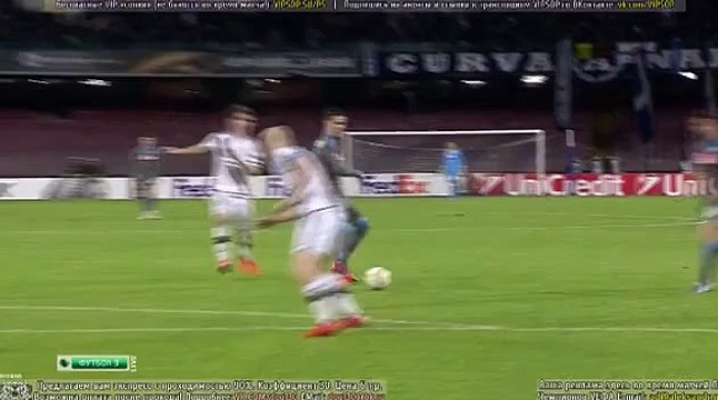 Europa League: le but de Dries Mertens face au Legia Varsovie