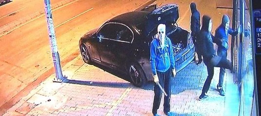 Market soygunu kameralara böyle yansıdı