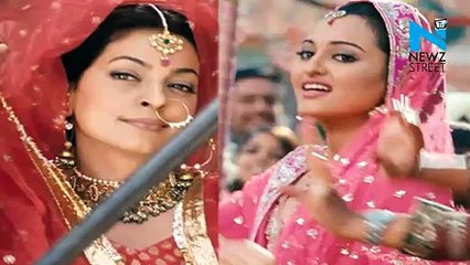 Who wore it better? Sona and Juhi in Arpita Mehta jacket