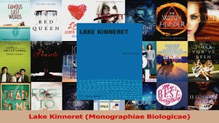 Read  Lake Kinneret Monographiae Biologicae Ebook Free