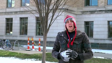 Crazy flying Snowball Prank!!