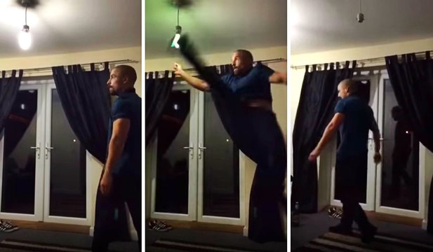 Lambaya Döner Tekme Attı