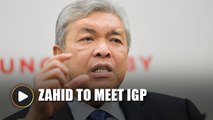 Kenyataan 'tangkap Najib di bawah Sosma' , Zahid bincang dengan KPN