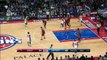 Andre Drummond Hits the Deck | Heat vs Pistons | November 25, 2015 | NBA 2015-16 Season