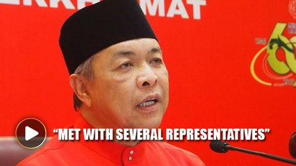 Zahid temui lebih daripada seorang wakil penderma RM2.6b
