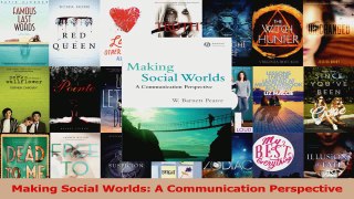 PDF Download  Making Social Worlds A Communication Perspective Read Online
