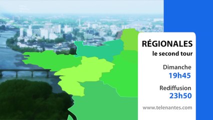 Régionales : la soirée du second tour sur Télénantes