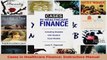 Read  Cases in Healthcare Finance Instructors Manual Ebook Free