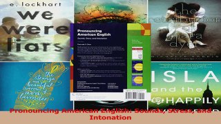 PDF Download  Pronouncing American English Sounds Stress and Intonation Download Full Ebook