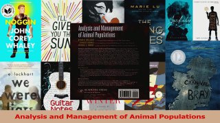 Read  Analysis and Management of Animal Populations PDF Free