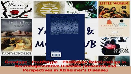Genotype  Proteotype  Phenotype Relationships in Neurodegenerative Diseases Research Download