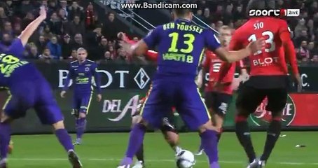QUINTERO.J. AMAZING GOAL  1-0  RENNES  VS  CAEN  11 12 2015