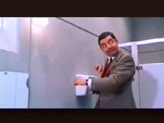 Mr.Bean in toilet
