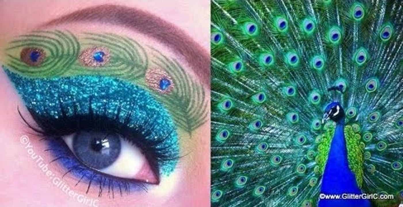 Peacock Eyes Makeup Tutorial