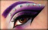 Purple Cut Crease with Diamonds Makeup Tutorial